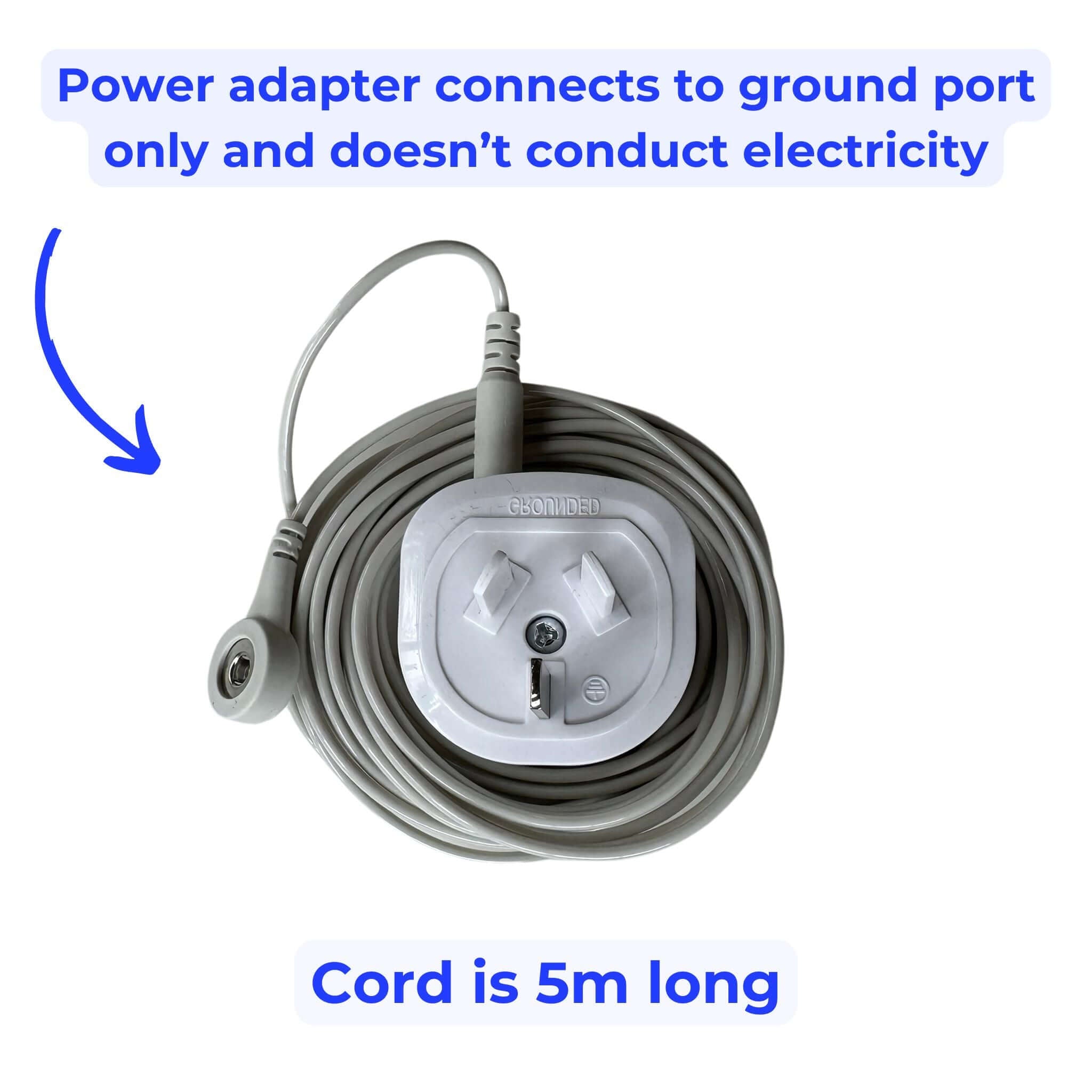 Earthing Cable & Plug | Replacement Grounding Cord