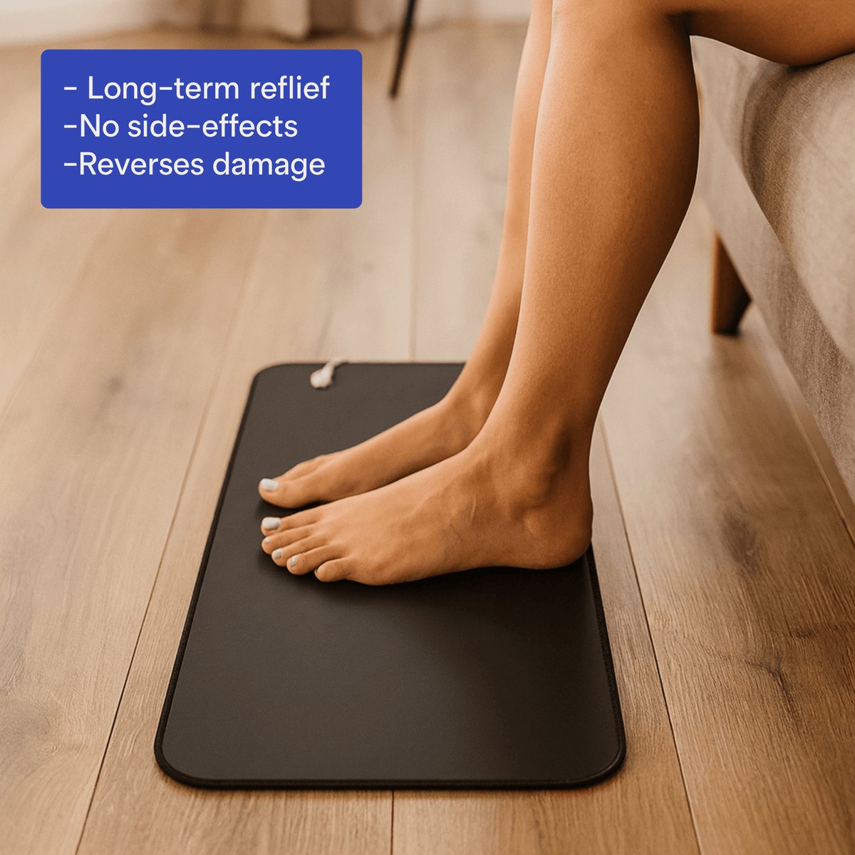 Grounding Mat | Stainless Steel | Lab-Tested Conductivity