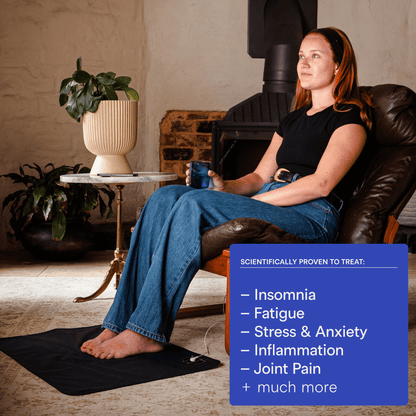 Premium stainless steel earthing mat edge stitching detail