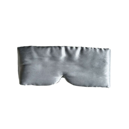 Premium silk sleep mask on white background
